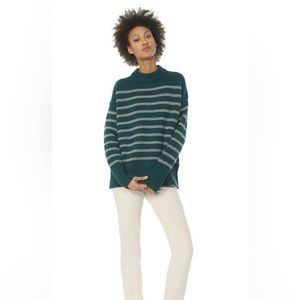La Ligne Marin Sweater Green Gray Small